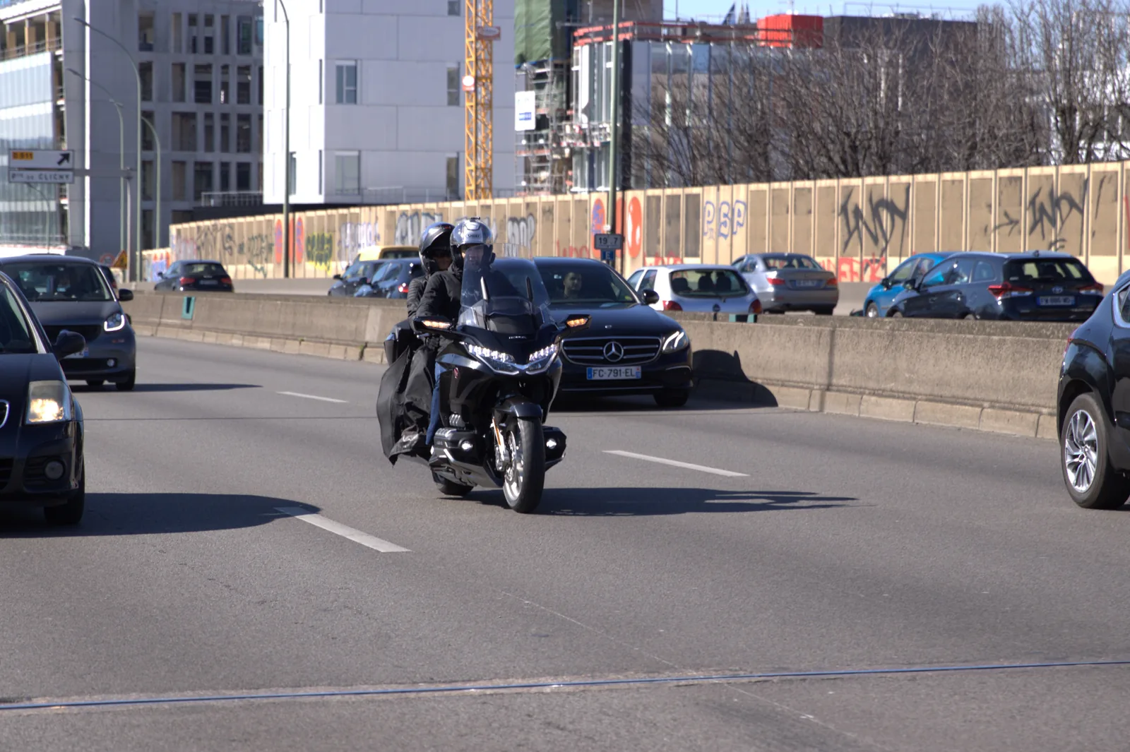 Chauffeur ACTIFcab en Honda Goldwing 1800 à Chilly-Mazarin